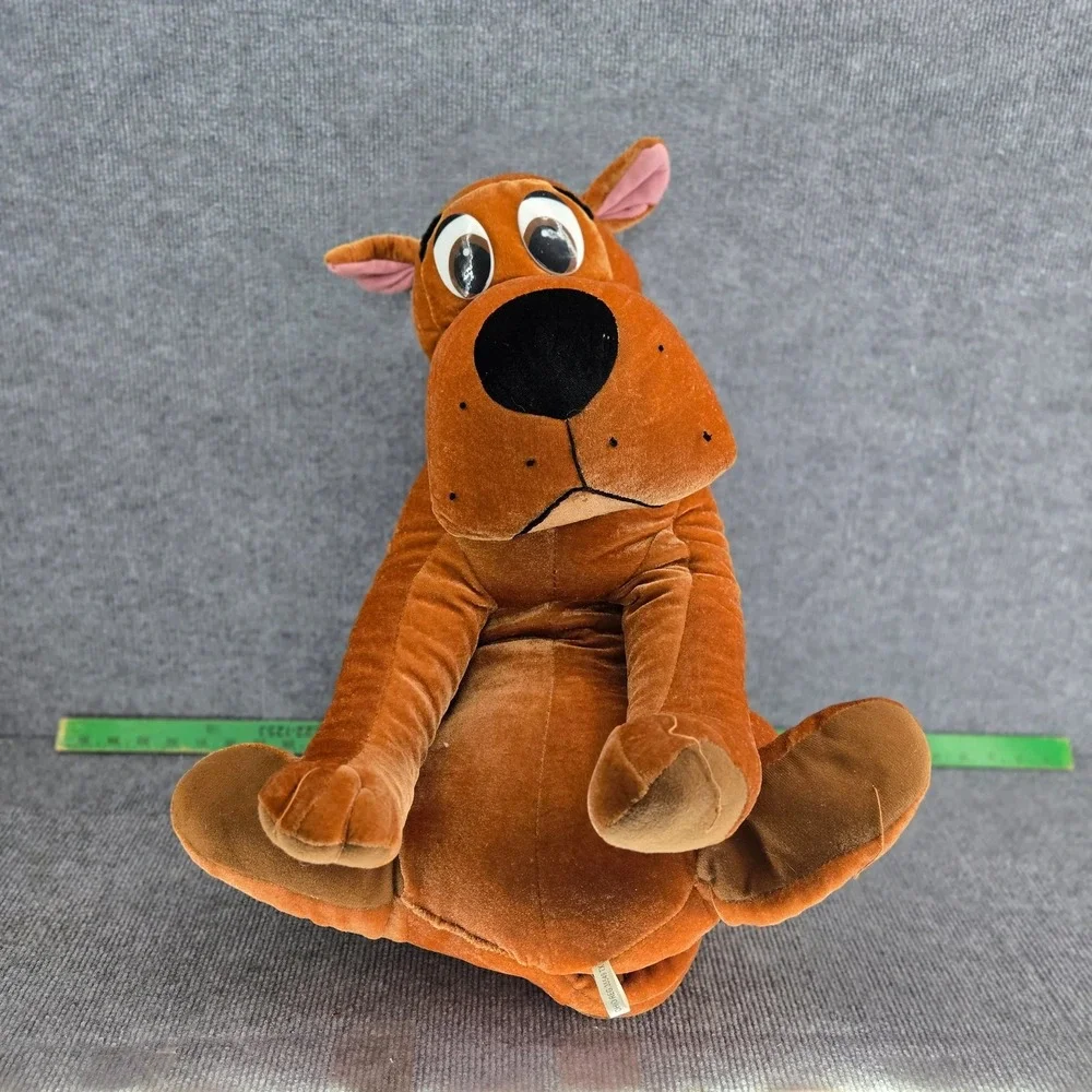 Vintage Scooby-Doo Plush Bean Bag Carnival Dog Plastic Eyes 21
